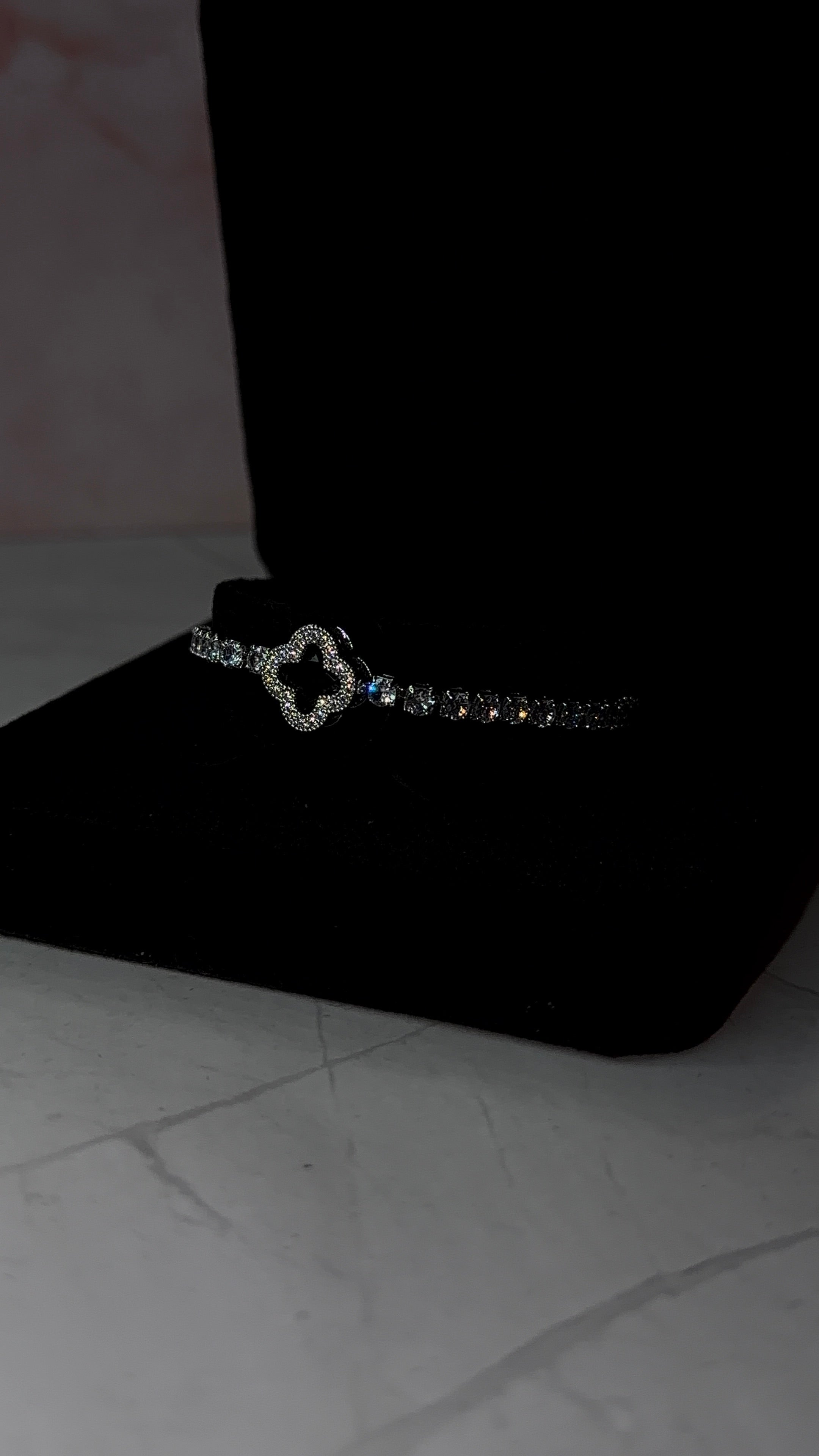 Black clover bracelet