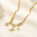 3 charms necklace